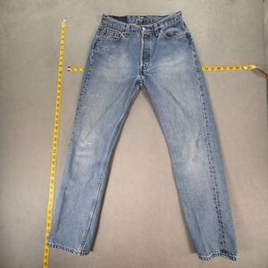 VTG Levis 501 Jeans Womens High Rise Button Fly USA 90s Fits 27x29